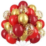 Red And Gold Balloon, 60 Pack 12 Inch Different Shades Party Balloons, Da.... Fixed Price $17.78.
