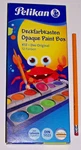 New Pelikan Opaque Watercolor Paint Set 12 Colors + Chinese White Tube Din 5023. Fixed Price $20.00.
