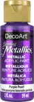 Dazzling Metallics 2-OUNCE Purple Pearl Acrylic Paint. Fixed Price $10.99.