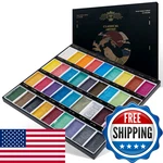 Paul Rubens Watercolor Set 36 Classical Glittery Colors Solid. Fixed Price $84.59.