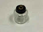 Vintage 2 Oz. Paasche P.a.g. Air Brush Paint Sprayer Glass Jar With Metal Top. Fixed Price $9.95.