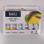 Liquitex Professional Heavy Body Acrylic Paint 6 22ML 0.74 Oz Vibrant Colors. Fixed Price $38.75.