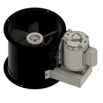 Paasche 18" Spray Booth Fan W/ MOTOR-3,365 4,375 5,000 Cfm Made In Usa. Fixed Price $1653.75.