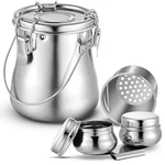 2 Pcs Brush Cleaner Set Stainless Steel Double Dipper Palette Cup Paint.... Fixed Price $34.52.