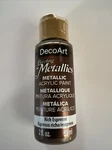 Dazzling Metallics Acrylic Paint 2OZ Rich Espresso. Fixed Price $7.99.