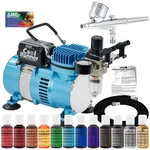 Airbrush Cake Decorating Compressor Kit, 6 Chefmaster Food Coloring Set. Fixed Price $119.99.