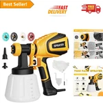 User-friendly 700W Hvlp Spray Gun With Cleaning Accessories Ideal For Diy. Fixed Price $69.99.