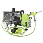 Grex GENESIS.XSI3 Ergonomic Side Fed Airbrush & Compressor Combo Kit. Fixed Price $350.00.