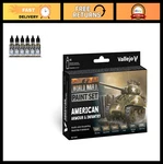 Wwii American Armor & Infantry Acrylic Paint Set - 6 Bottles, Airbrush. Fixed Price $39.99.
