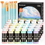 Shuttle Art 40 Pastel Acrylic Paint Set, 2 Fl Oz (pack Of 30),. Fixed Price $41.99.