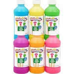Set Of 6 Colorations Paraben-free Fluorescent Simply Washable Tempera Paint 8. Fixed Price $25.00.