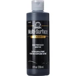 Folkart Multi Surface Acrylic Paint 8 Oz Pure Black Satin Finish For Crafts. Fixed Price $18.99.