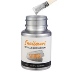 80ML Metallic Silver Acrylic Paint With Brush Non-toxic, Non-fading .... Fixed Price $14.98.