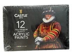 Castle Arts 12 75ML Acrylic Paints Bottles Premium Quality. Fixed Price $39.25.