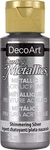 Decoart Dazzling Metallics 2-OUNCE Shimmering Silver Acrylic Paint. Fixed Price $10.19.
