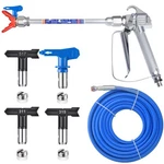 Airless Paint Sprayer Gun 50 Feet Hose Blue 10 Inch Extension P.... Fixed Price $84.29.