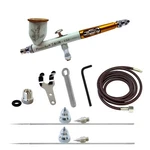 C-TG3AS-WG Paasche Talon White/gold Cerakote Dbl Act Grav Feed Airbrush Set. Fixed Price $131.33.