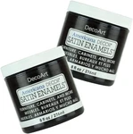 Decoart Americana Decor Satin Enamels - 2 Pack 8OZ Classic Black Acrylic Paint. Fixed Price $25.99.