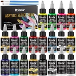 Roizefar Acrylic Leather Paint, Ultimate All-in-one 20 X 30ML Kit With Deglazer. Fixed Price $42.63.