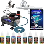 Professional Master Multi-purpose Gravity Feed Airbrushing System Kit W. Fixed Price $182.49.