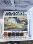 Goldenopen Slow-drying Acrylics, Traditional New Box Damage. Fixed Price $25.00.