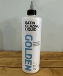 Golden Satin Glazing Liquid, 16OZ. Fixed Price $15.00.