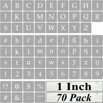 1 Inch Alphabet Letter Stencils For Painting - 70 Pack And. Fixed Price $14.43.
