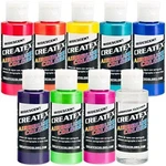 Iridescent 8 Createx Airbrush Paint Colors Set 2 Oz Bottles. Fixed Price $68.19.