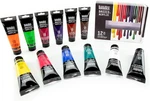 Basics Acrylic Paint Set, 12 X 118ML (4-OZ) Tube. Fixed Price $93.98.