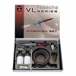 Paasche Airbrush Company Double Action Set .55 .75 1.05MM Heads&adapter. Fixed Price $169.00.