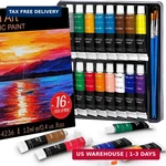 Aen Art Acrylic Set For Pumpkin Painting, 16 Colors Supplies. Fixed Price $12.99.