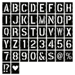 12 Inch Letter Symbol Numbers Craft Stencils, 42 Pcs Reusable Alphab.... Fixed Price $40.04.