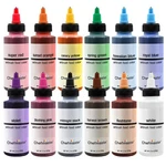 Chefmaster Airbrush Food Coloring Set - 12 Popular Colors Fl. Oz. Bottles. Fixed Price $57.99.