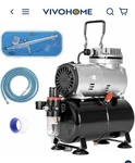 Vivohome Professional Airbrush Kit 1/5 Hp Compressor Used. Fixed Price $77.77.