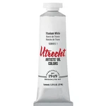 Utrecht Artists' Oil Paint - Titanium White, 37 Ml Tube. Fixed Price $20.99.