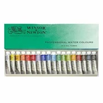 Winsor & Newton Professional Water Colours 18 Color Set 5ML Tubes. Fixed Price $103.68.
