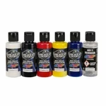 Createx Wicked Detail Colors Acrylic Airbrush Paint Set Six 2OZ Bottles W110-00. Fixed Price $33.00.