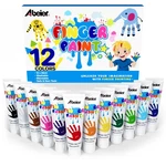 Abeier Washable Finger Paint For Toddlers, Safe Non-toxic, 12 Vibrant Colors .... Fixed Price $23.65.