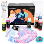 Shuttle Art Acrylic Pouring Paint, Set Of 36 Bottles (2 OZ/60ML) Pre-mixed High-. Fixed Price $58.04.