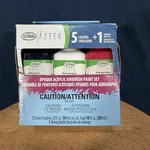 5+1 Testors Aztek Opaque Acrylic Airbrush Paint Set / 2OZ - Hobby & Model. Fixed Price $22.99.