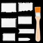 8PCS Acrylic Painting Tools Scraper Plastic Swipe.... Fixed Price $9.30.
