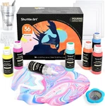 Acrylic Pouring Paint, Set Of 36 Bottles (2 OZ/60ML) Pre-mixed High-flow. Fixed Price $59.95.