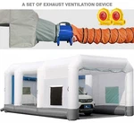 Gorillaspro Inflatable Paint Booth 26X15X10FT Exhaust Blower & Air Draft Device. Fixed Price $1469.99.