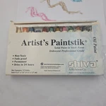 Shiva Artist Paintstik Oil Stick Set Iridescent Colors Fabric Quilt. Fixed Price $34.99.