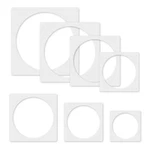 Round Stencil, 8 Pcs Different Size Stencils, Template Large S.... Fixed Price $11.79.