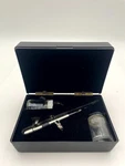 Badger 360-1 Gravity & Bottom Feed Universal Airbrush Set Silver Double Action. Fixed Price $79.99.