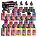 Airbrush Paint - 22 Colors Set With Tinner, Plastic & Wood Acry. Fixed Price $39.15.