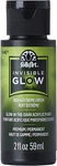 Folkart Invisible Glow Acrylic Paint 2OZ-EXTREME Green. Fixed Price $10.46.