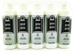 Plaid Folkart Gesso Lot Of 5 Bottles White Surface Primer Waterbased Non-toxic. Fixed Price $31.95.