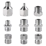 Sagud 9PCS Adapter Set Fitting Connector Kit Silver. Fixed Price $15.35.